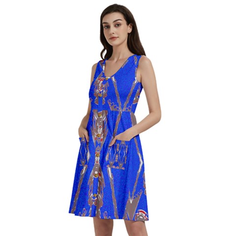 Sleeveless Dress With Pocket 