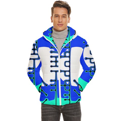 Men s Hooded Quilted Jacket 