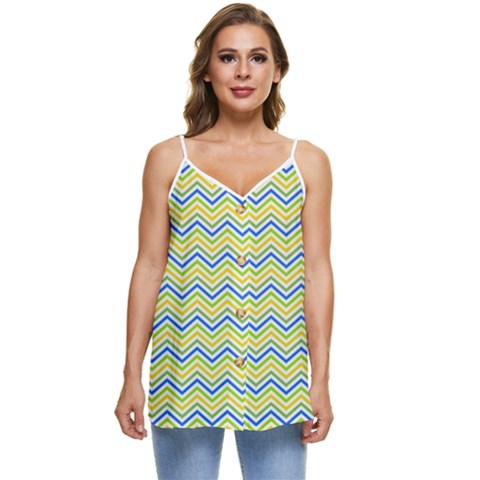 Casual Spaghetti Strap Chiffon Top 