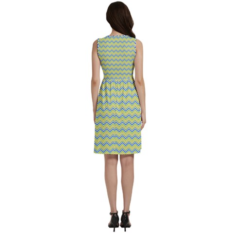 Sleeveless Dress With Pocket 