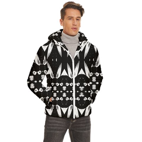 Men s Hooded Quilted Jacket 