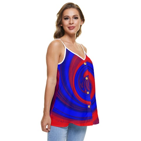 Casual Spaghetti Strap Chiffon Top 