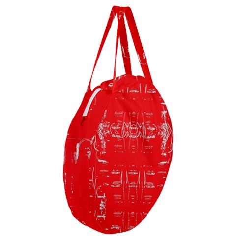 Giant Round Zipper Tote 