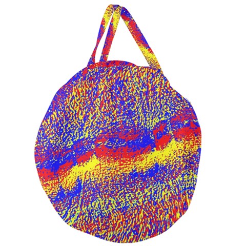 Giant Round Zipper Tote 
