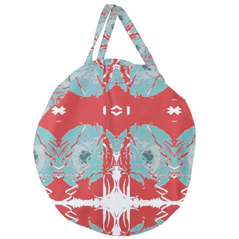 Giant Round Zipper Tote 