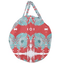 Giant Round Zipper Tote