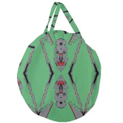 Giant Round Zipper Tote