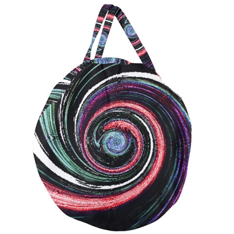 Giant Round Zipper Tote 