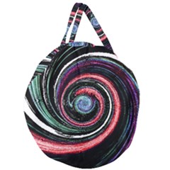 Giant Round Zipper Tote