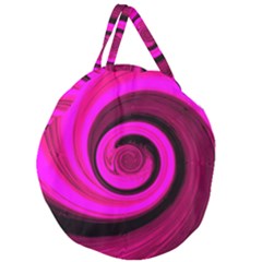 Giant Round Zipper Tote