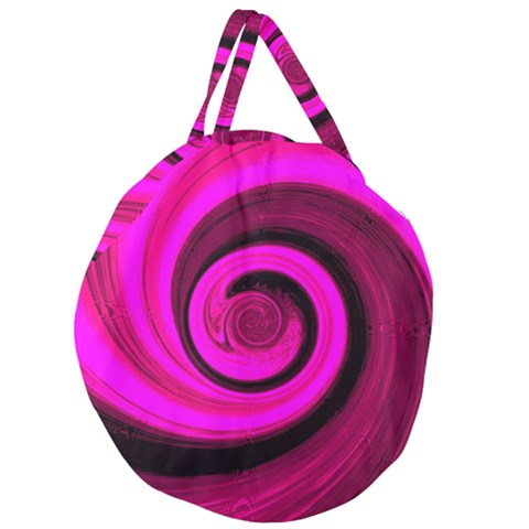 Giant Round Zipper Tote 