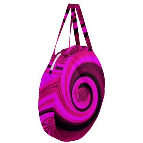 Giant Round Zipper Tote 