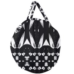 Giant Round Zipper Tote