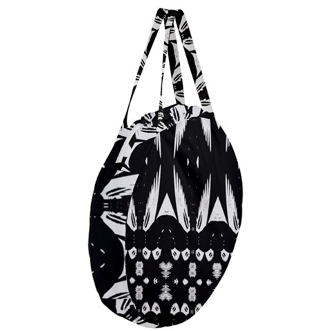 Giant Round Zipper Tote 