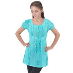 Puff Sleeve Tunic Top