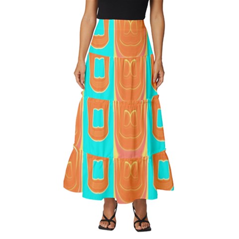 Tiered Ruffle Maxi Skirt 