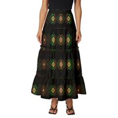 Tiered Ruffle Maxi Skirt