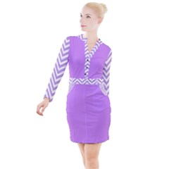 Ddressa3 - Button Long Sleeve Dress