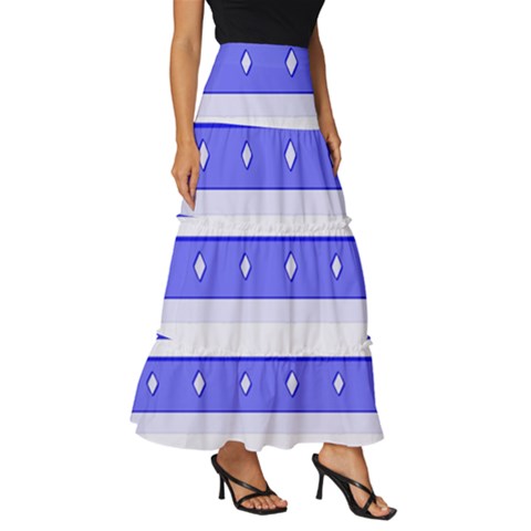 Tiered Ruffle Maxi Skirt 