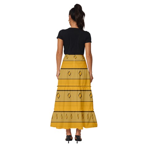 Tiered Ruffle Maxi Skirt 