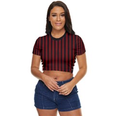 Itop1 - Side Button Cropped T-Shirt
