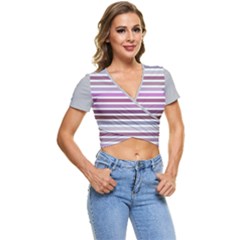 Jtop - Short Sleeve Foldover T-Shirt