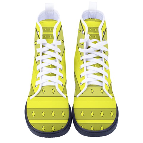 Men s High-Top Canvas Sneakers 
