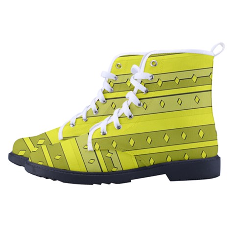 Men s High-Top Canvas Sneakers 