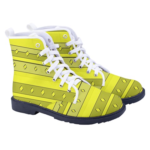 Men s High-Top Canvas Sneakers 