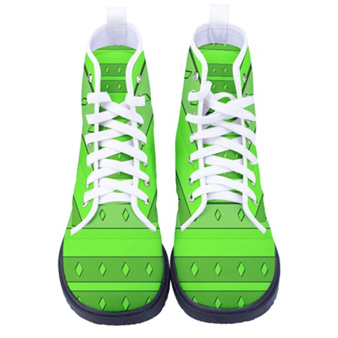 Men s High-Top Canvas Sneakers 