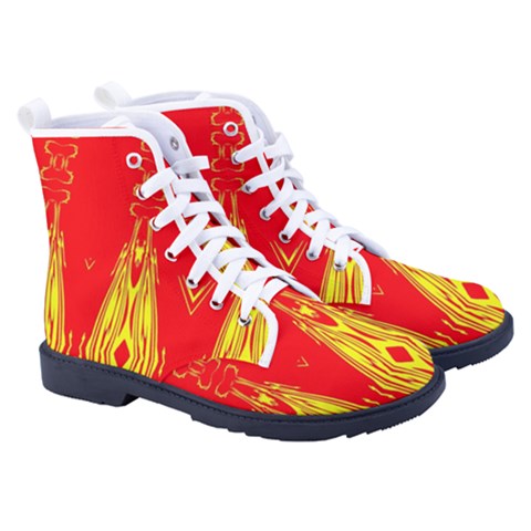 Men s High-Top Canvas Sneakers 