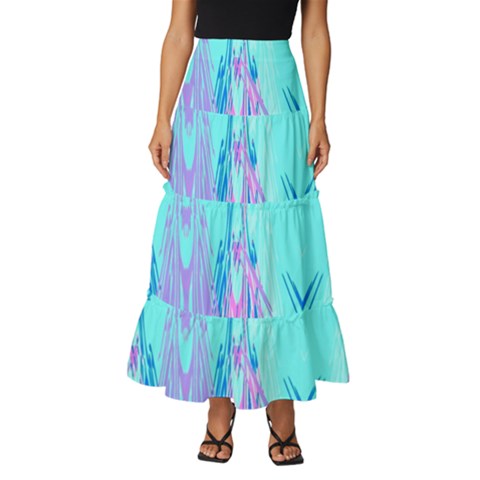 Tiered Ruffle Maxi Skirt 