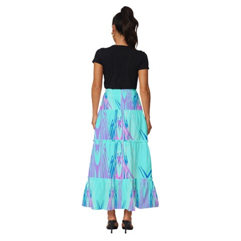 Tiered Ruffle Maxi Skirt 