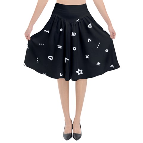 Flared Midi Skirt 