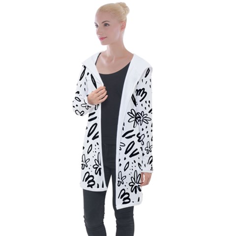 Longline Hooded Cardigan 