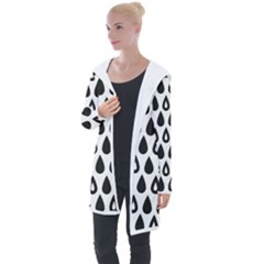 Bcoat6 - Longline Hooded Cardigan