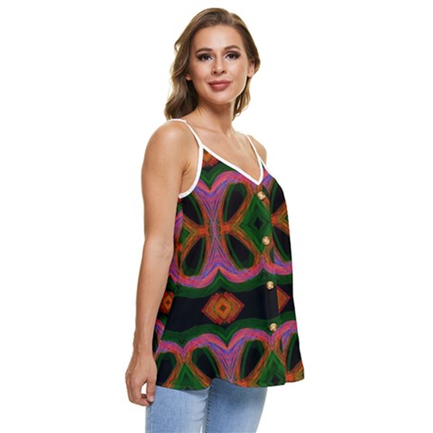 Casual Spaghetti Strap Chiffon Top 