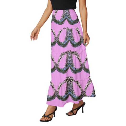 Tiered Ruffle Maxi Skirt 