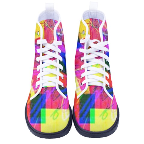 Men s High-Top Canvas Sneakers 