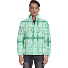 Mint Green Jacket  - Men s Puffer Bubble Jacket Coat