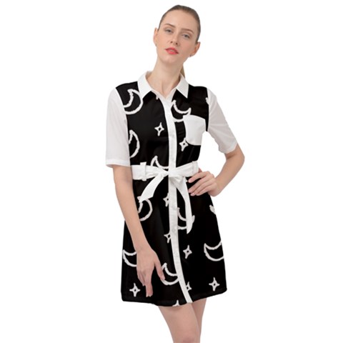 Belted Shirt Dress 