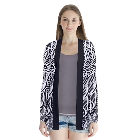 Drape Collar Cardigan 