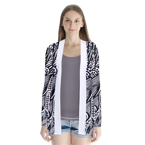 Drape Collar Cardigan 