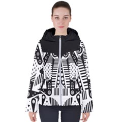 SGPufferjacket - Women s Hooded Puffer Jacket