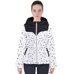 SGPufferjacket4 - Women s Hooded Puffer Jacket