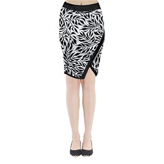 Midi Wrap Pencil Skirt 