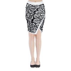 Midi Wrap Pencil Skirt 