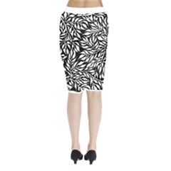 Midi Wrap Pencil Skirt 