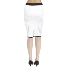 Midi Wrap Pencil Skirt 