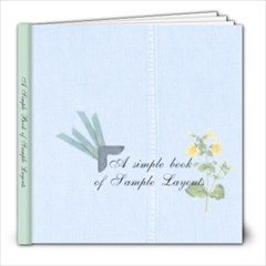 Little Book of Sample Pages - AmyJo - 8x8 Photo Book (100 pages)